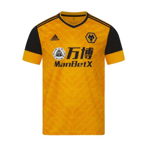 2020-2021 Wolves Home Football Shirt (PODENCE 10)