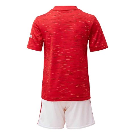 2020-2021 Man Utd Adidas Home Little Boys Mini Kit (CARRICK 16)