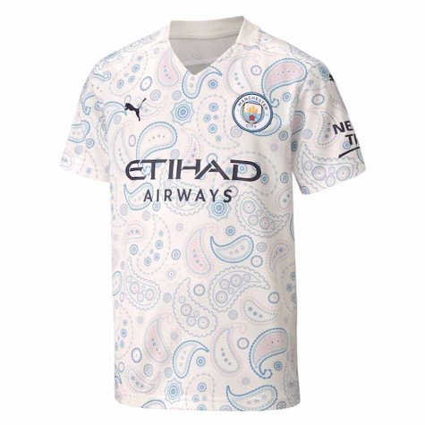 2020-2021 Manchester City Puma Third Football Shirt (Kids) (DE BRUYNE 17)