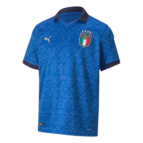 2020-2021 Italy Home Puma Football Shirt (Kids) (SIRIGU 1)