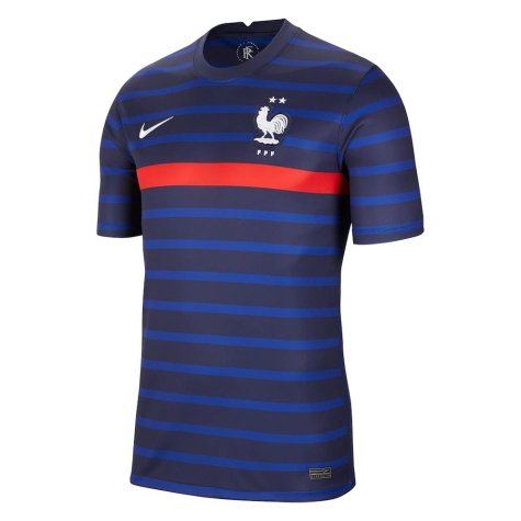 2020-2021 France Home Nike Football Shirt (PLATINI 10)