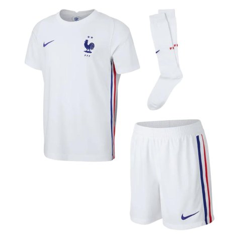 2020-2021 France Away Nike Little Boys Mini Kit (HENRY 14)