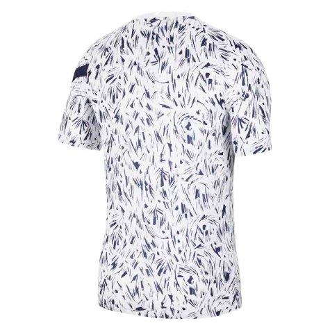 2020-2021 France Nike Dry Pre-Match Training Shirt (White) (Your Name)