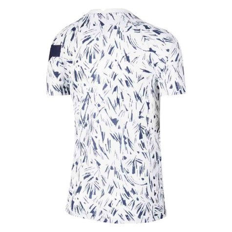 2020-2021 France Pre-Match Training Shirt (White) - Kids (DESAILLY 6)