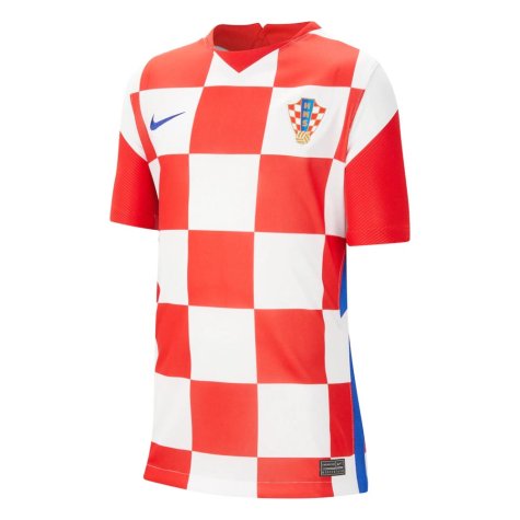 2020-2021 Croatia Home Nike Football Shirt (Kids) (SUKER 9)