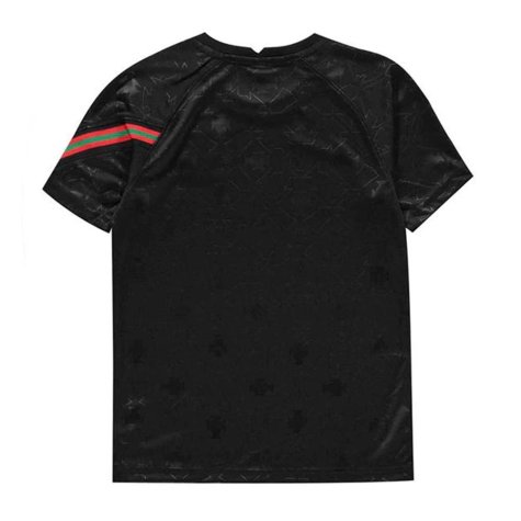 2020-2021 Portugal Pre-Match Training Shirt (Black) - Kids (J.Moutinho 8)