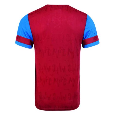 Score Draw Aston Villa 1992 Retro Football Shirt (Houghton 7)