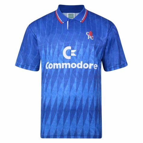 Chelsea 1990 Retro Football Shirt (Burley 14)