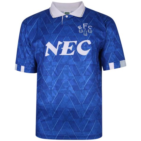 Everton 1990 Home Retro Football Shirt (FELLAINI 25)