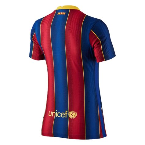 2020-2021 Barcelona Womens Home Shirt (F.DE JONG 21)