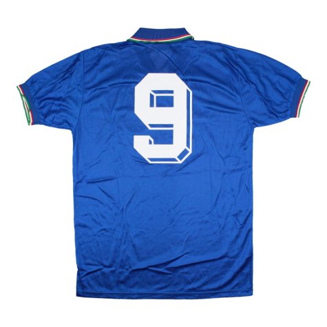 Italy 1990-91 Home Shirt (#9) ((Excellent) M)