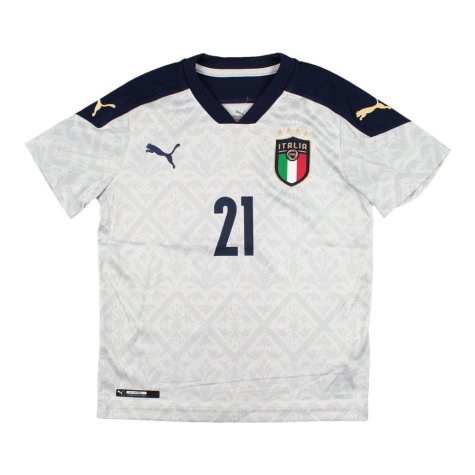 Italy 2020-21 GK Home Shirt (Donnarumma #21) ((Mint) SB)