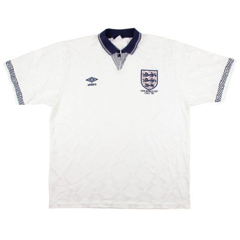 England 1990-92 Home Shirt (L) (Very Good) (Ferdinand 5)