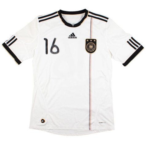 2010-11 Germany Home Shirt (M) Lahm #16 (Fair)