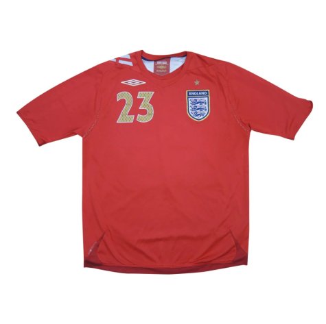 England 2006-08 Away Shirt (Walcott #23) (XL) (Excellent)