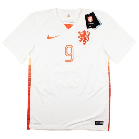 Holland 2015-16 Away Shirt (S) v.Persie #9 (BNWT)