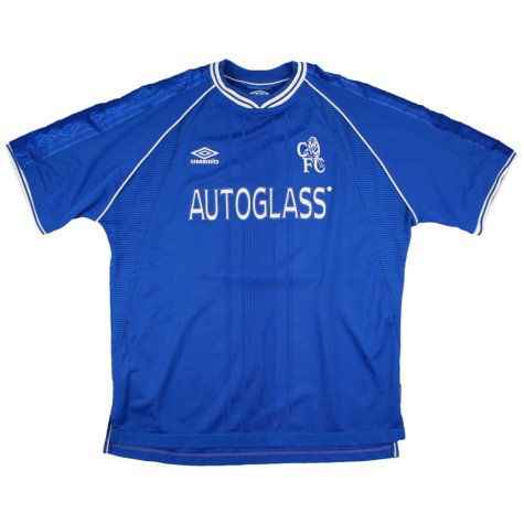 Chelsea 1999-01 Home Shirt (XL) Zola #25 (Excellent)