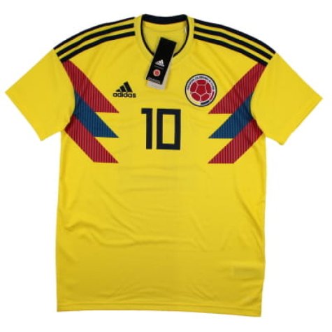 Columbia 2018-19 Home Shirt (S) James #10 (Excellent)