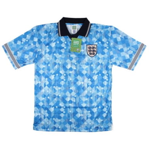 England 1990 Score Draw Third Shirt (M) Pearce #3 (Excellent)