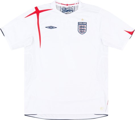 England 2007-09 Home Shirt (XLB) (Fair) (Hurst 10)