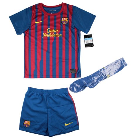 Barcelona 2011-12 Home Infant Kit (Villa #7) (MB) (Mint)