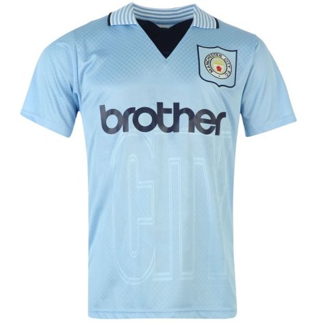 Score Draw Man City 1996 Home Shirt (Creaney 8)