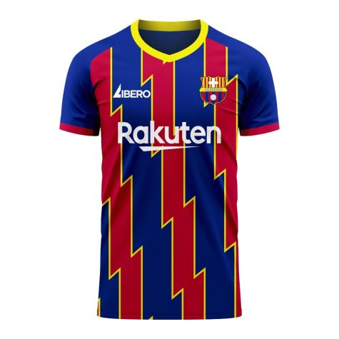 Catalonia 2024-2025 Home Concept Football Kit (Libero) (Your Name)