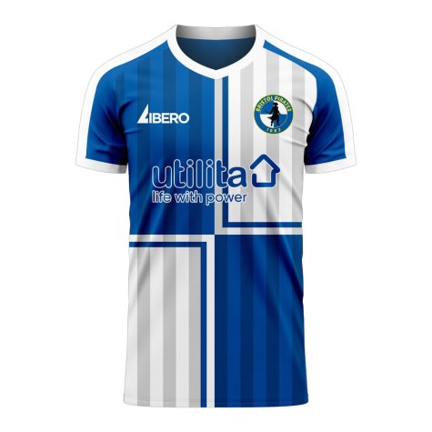Bristol Rovers 2024-2025 Home Concept Football Kit (Libero) (Your Name)