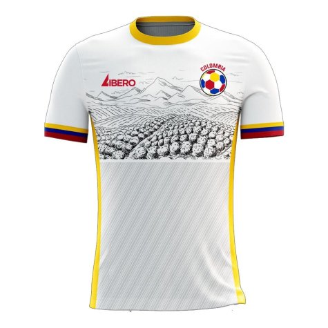 Colombia 2025-2026 Away Concept Football Kit (Libero) - Baby (Hello 10)