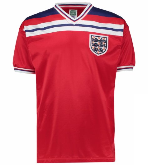 Score Draw England World Cup 1982 Away Shirt (Keegan 7)