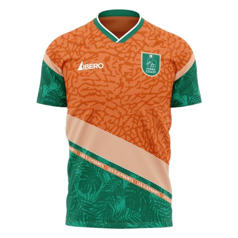 Ivory Coast 2021-2022 Away Concept Football Kit (Libero) (Your Name)