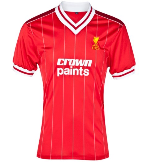 Score Draw Liverpool 1982 Home Shirt (Hansen 6)