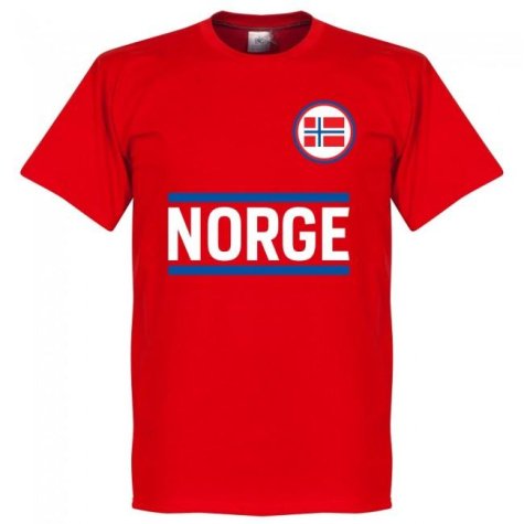 Norway Team T-Shirt - Red (Odegaard 20)