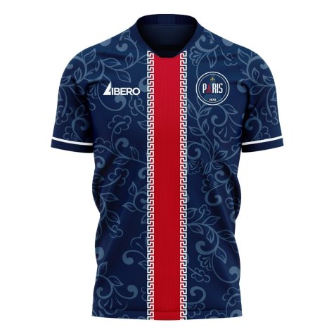 Paris 2024-2025 Home Concept Football Kit (Libero) (Your Name)