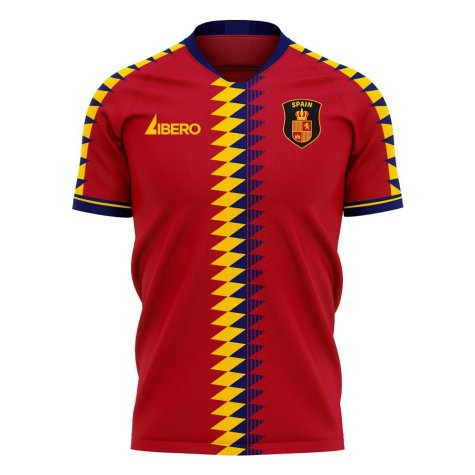 Spain 2024-2025 Home Concept Football Kit (Libero) (ISCO 10)