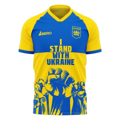 I Stand With Ukraine Concept Football Kit (Libero) (YAREMCHUK 9)