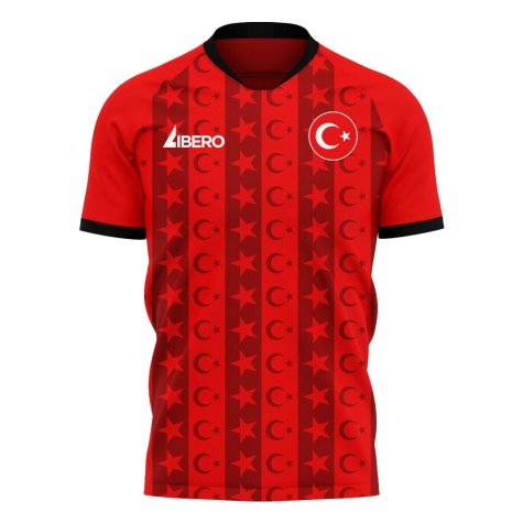 Turkey 2024-2025 Home Concept Football Kit (Libero) (UNDER 7)