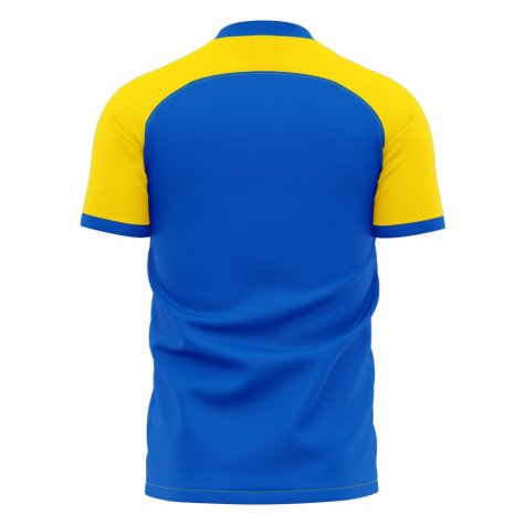 Ukraine Stop War Concept Football Kit (Libero) - Blue (MARLOS 11)