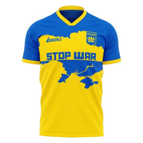 Ukraine Stop War Concept Football Kit (Libero) - Yellow (YAREMCHUK 9)