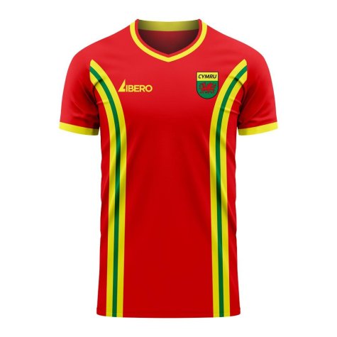 Wales 2024-2025 Home Concept Football Kit (Libero) (WILLIAMS 5)