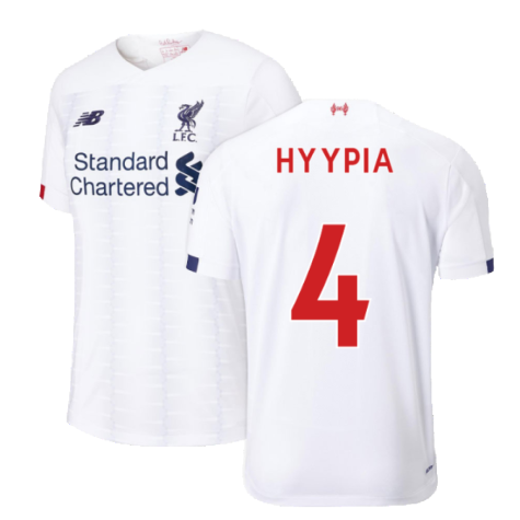 2019-2020 Liverpool Away Football Shirt (Hyypia 4)