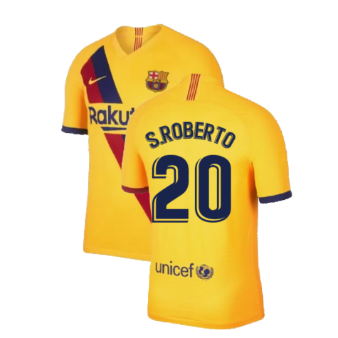 2019-2020 Barcelona Away Nike Football Shirt (O.DEMBELE 11)