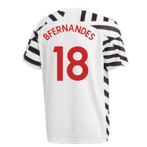 2020-2021 Man Utd Adidas Third Football Shirt (Kids) (B.FERNANDES 18)