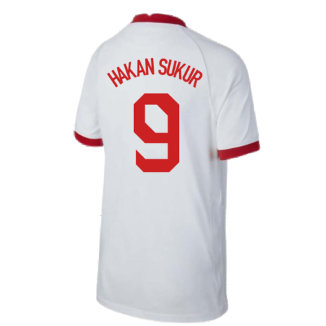 2020-2021 Turkey Home Nike Football Shirt (Kids) (HAKAN SUKUR 9)