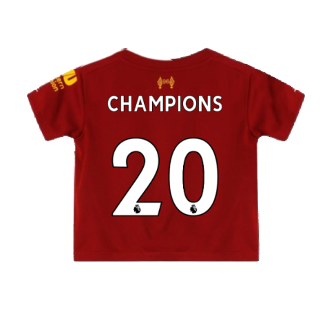 2019-2020 Liverpool Home Little Boys Mini Kit (Champions 20)