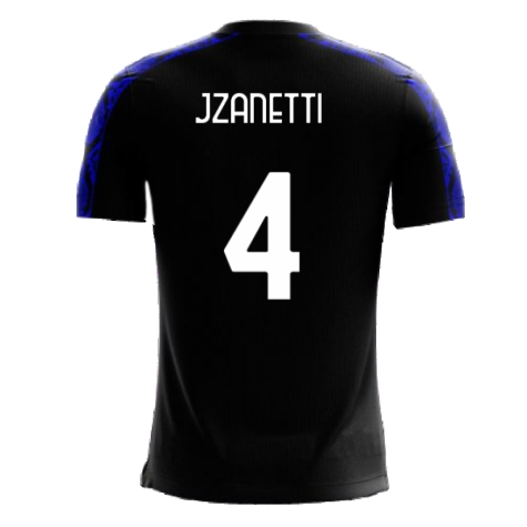 Nerazzurri Milan 2024-2025 Home Concept Football Kit (Libero) (J ZANETTI 4)