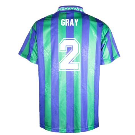 1994 Hibernian Away Retro Shirt (Gray 2)