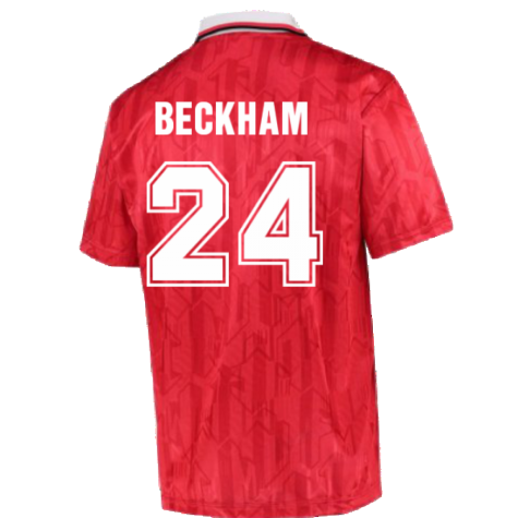 1994 Manchester United Home Football Shirt (BECKHAM 24)