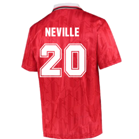 1994 Manchester United Home Football Shirt (NEVILLE 20)