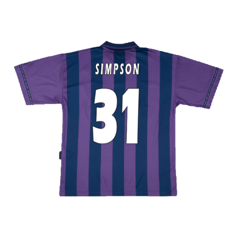 1995-1996 Tottenham Away Pony Retro Shirt (Simpson 31)